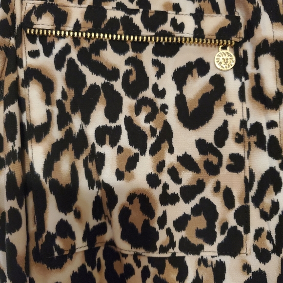 NWT- Anne Klein Animal Print Romper - Picture 5 of 10